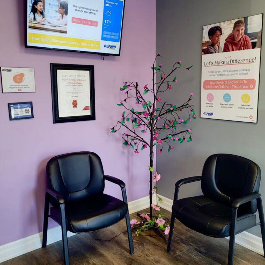 Oxford Learning Richmond Hill Oak Ridges Lobby Three